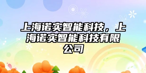 上海諾實智能科技，上海諾實智能科技有限公司