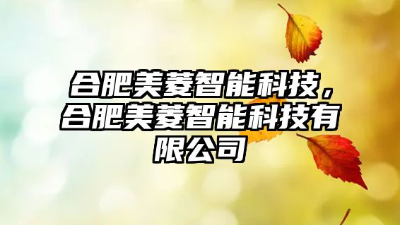 合肥美菱智能科技，合肥美菱智能科技有限公司