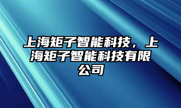 上海矩子智能科技，上海矩子智能科技有限公司