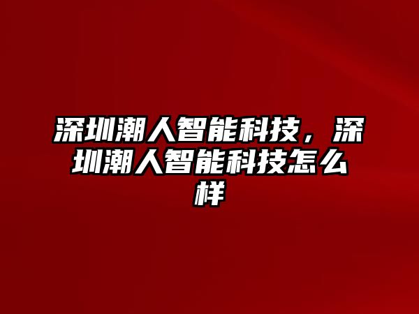 深圳潮人智能科技，深圳潮人智能科技怎么樣