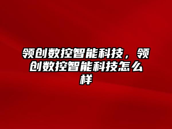 領創數控智能科技，領創數控智能科技怎么樣