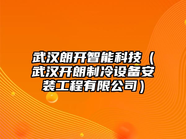 武漢朗開智能科技（武漢開朗制冷設備安裝工程有限公司）