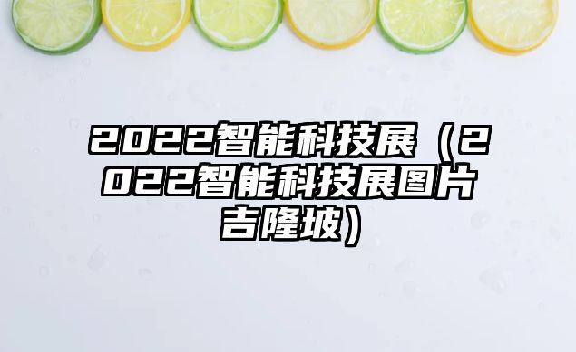 2022智能科技展（2022智能科技展圖片吉隆坡）