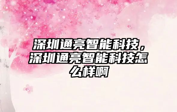 深圳通亮智能科技，深圳通亮智能科技怎么樣啊