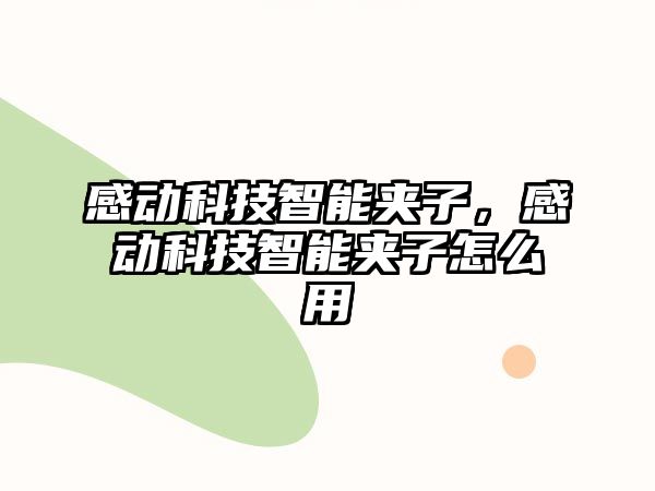 感動科技智能夾子，感動科技智能夾子怎么用