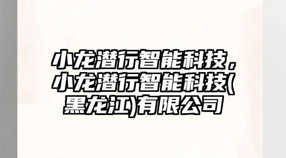 小龍潛行智能科技，小龍潛行智能科技(黑龍江)有限公司