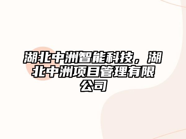 湖北中洲智能科技，湖北中洲項目管理有限公司